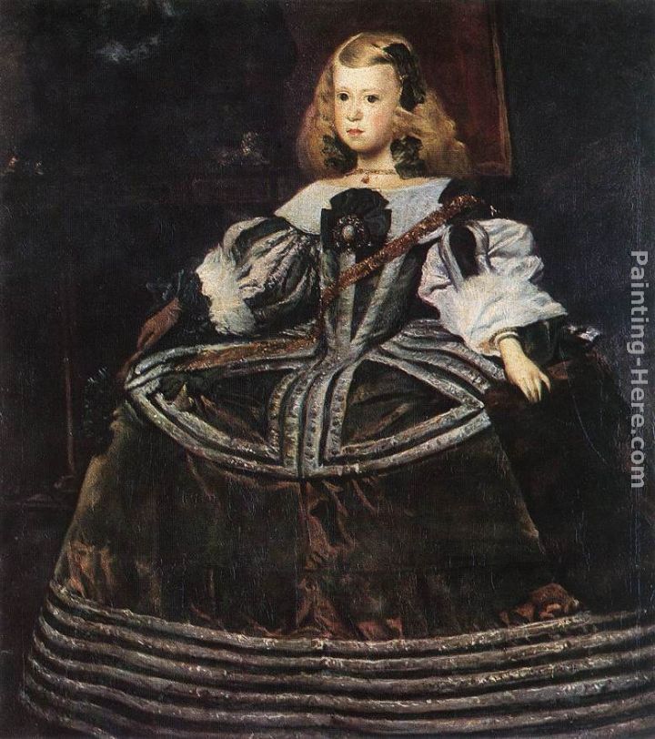 Portrait of the Infanta Margarita painting - Diego Rodriguez de Silva Velazquez Portrait of the Infanta Margarita art painting